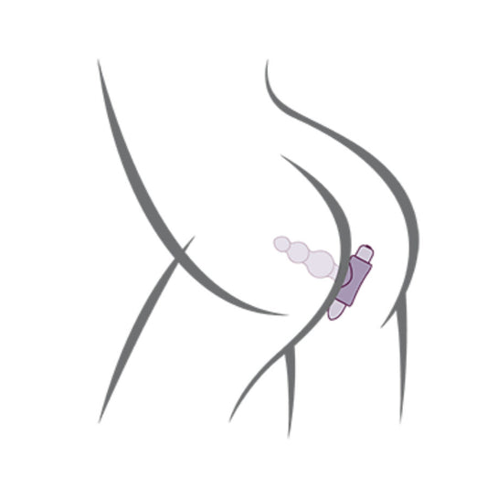 ROCKS-OFF - PETITE SENSATIONS BUBBLES ANAL PLUG VIBRATOR SCHWARZ