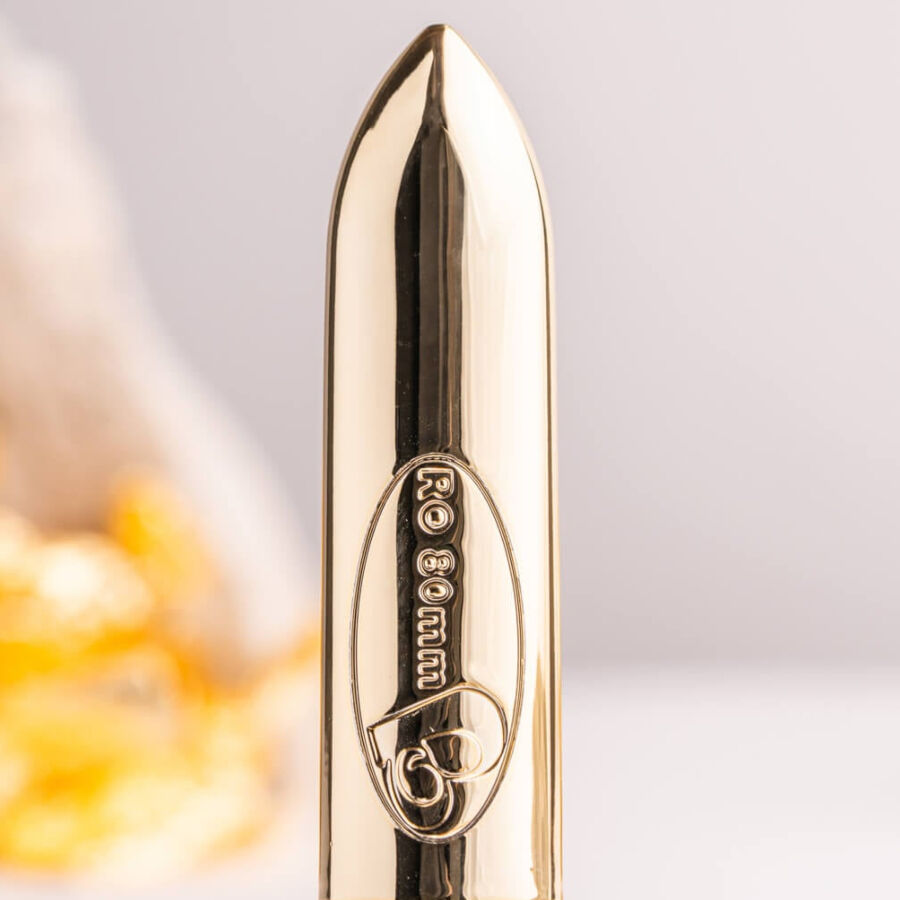 ROCKS-OFF - RO-80 CHAMPAGNER GOLDEN VIBRIERENDE KUGEL