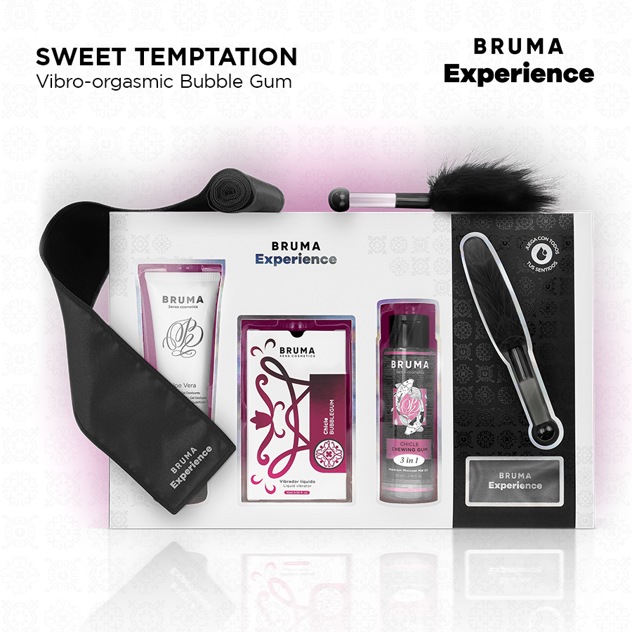 BRUMA XPERIENCE - VIBRO-ORGASMISCHES SÜSSES KAUGUMMI-VERSUCHUNGSSET