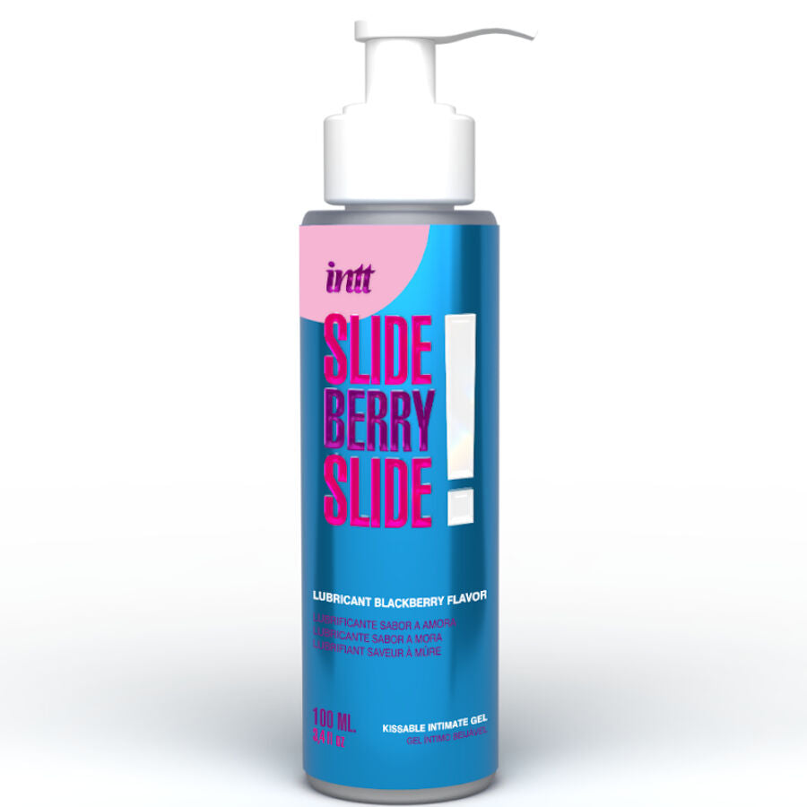 INTT RELEASES - KÜSSBARES INTIMGLEITMITTEL AUF WASSERBASIS MIT BROMBEERGESCHMACK 100 ML