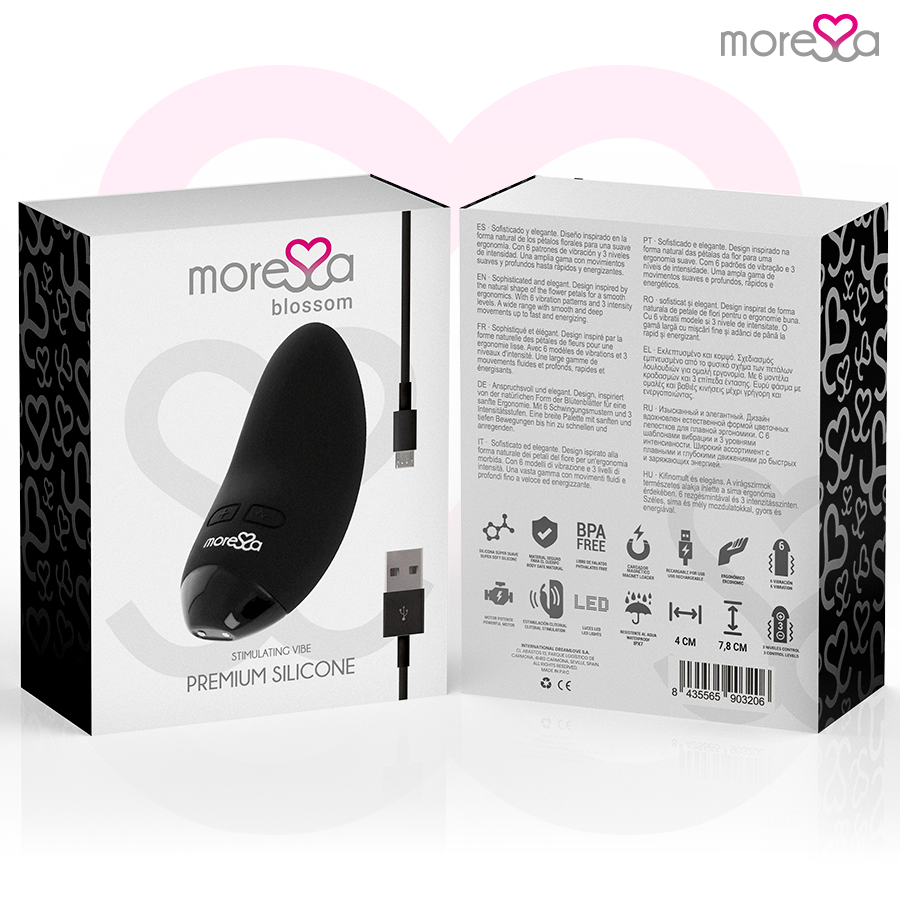 MORESSA - VIBRATEUR BLOSSOM BLACK