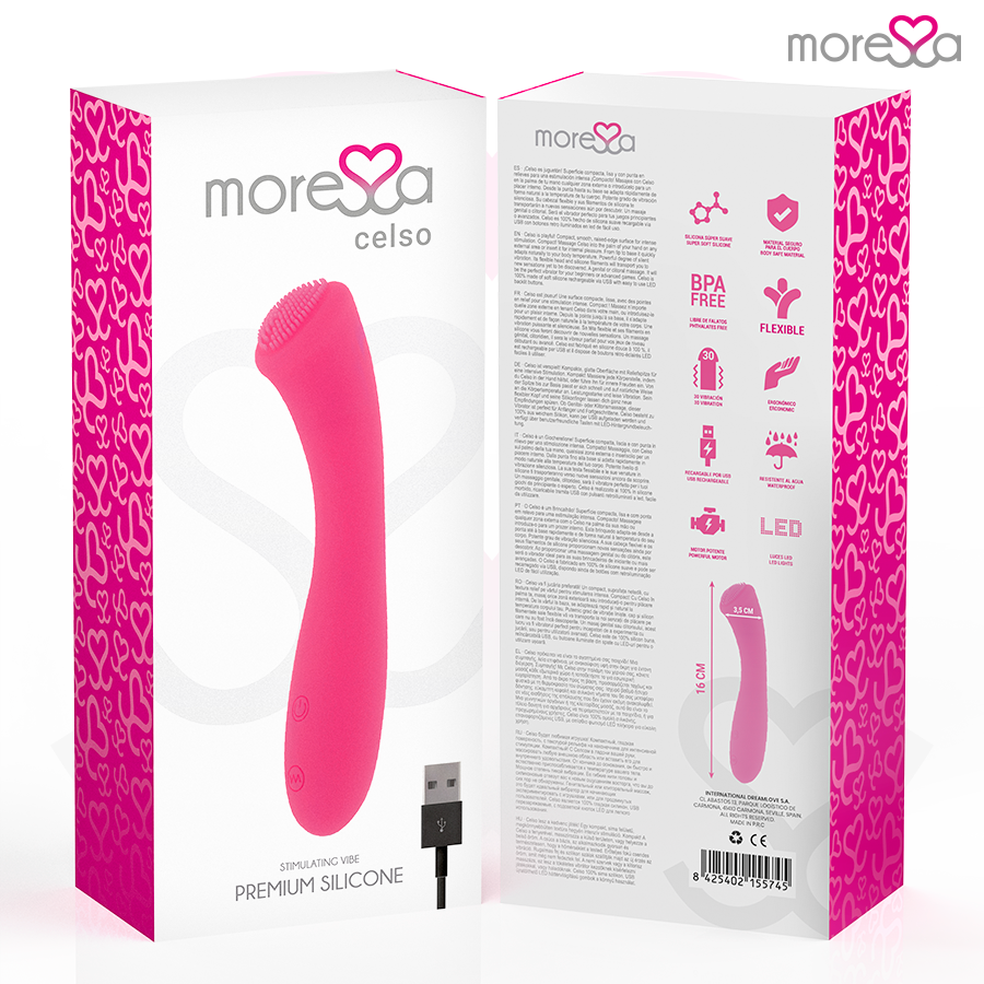 MORESSA - CELSO PREMIUM SILICONE OPLAADBAAR