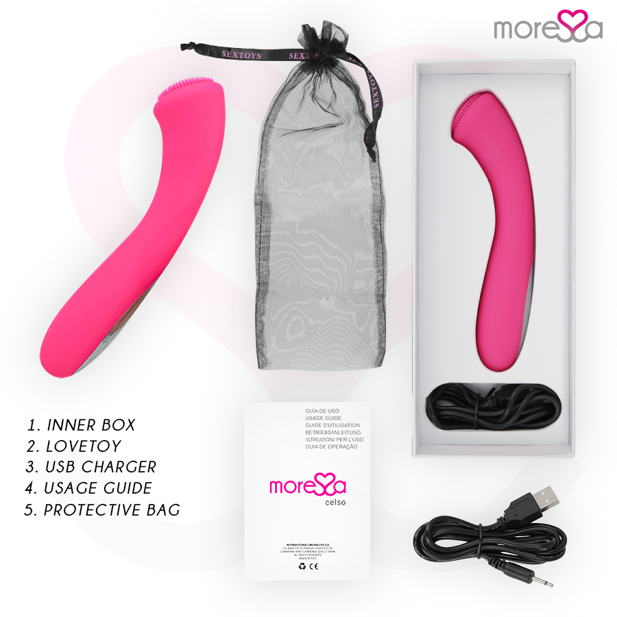 MORESSA - CELSO PREMIUM SILICONE OPLAADBAAR