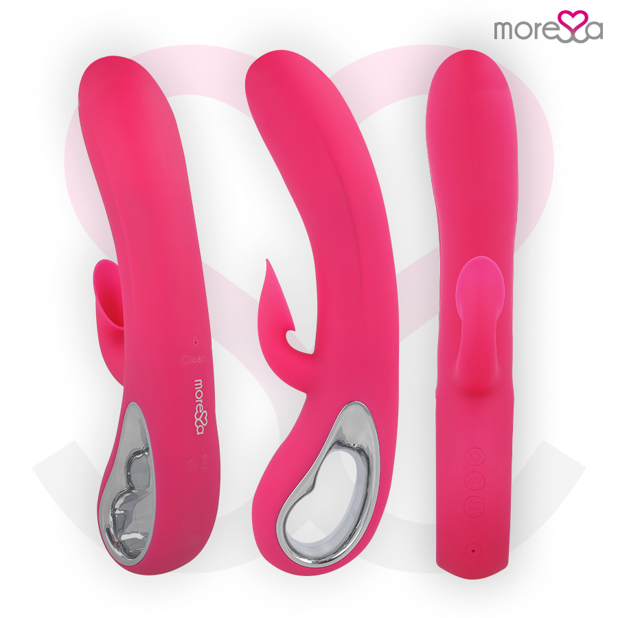 MORESSA - DUSTIN ONDES STIMULANTES CLITORIALES ET FORTES VIBRATIONS SILICONE PREMIUM RECHARGEABLE