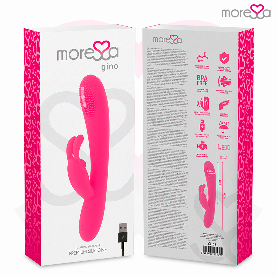 MORESSA - GINO PREMIUM SILICONE OPLAADBAAR