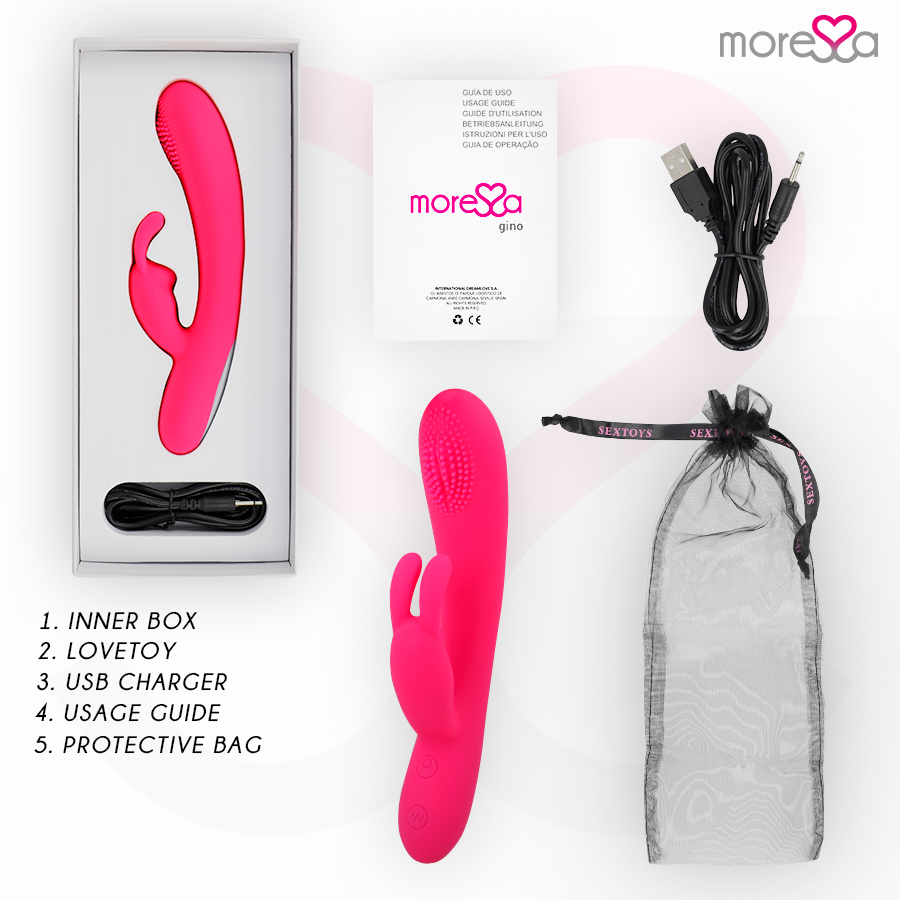MORESSA - GINO PREMIUM SILICONE OPLAADBAAR