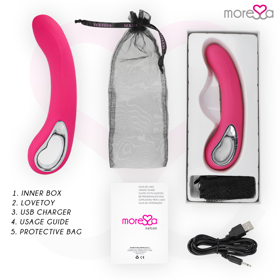 MORESSA - NELSON SILICONE PREMIUM RECHARGEABLE