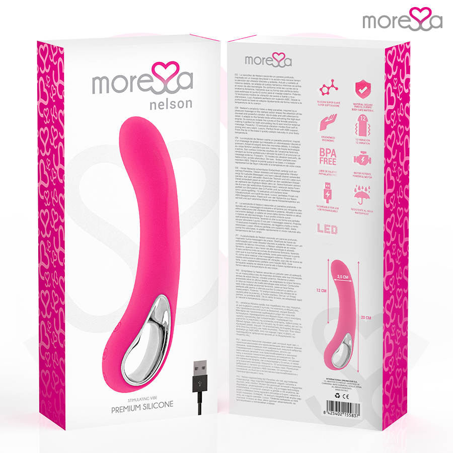 MORESSA - NELSON SILICONE PREMIUM RECHARGEABLE