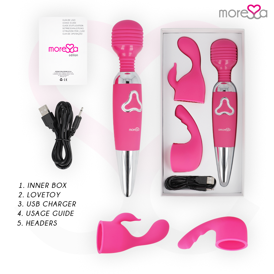 MORESSA - ODILON PREMIUM SILICONE OPLAADBAAR