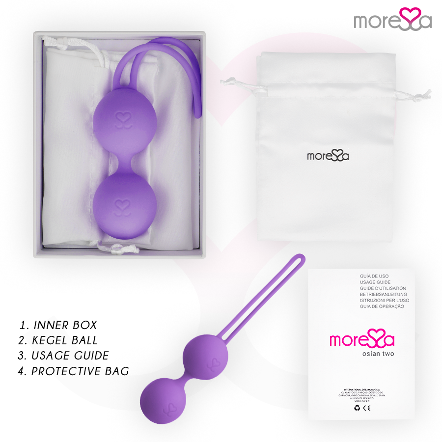 MORESSA - OSIAN DEUX SILICONE VIOLET PREMIUM