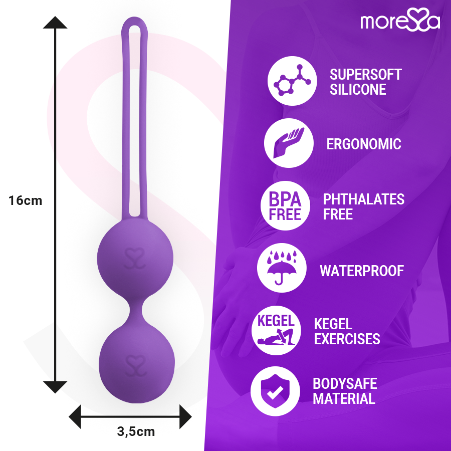 MORESSA - OSIAN DEUX SILICONE VIOLET PREMIUM