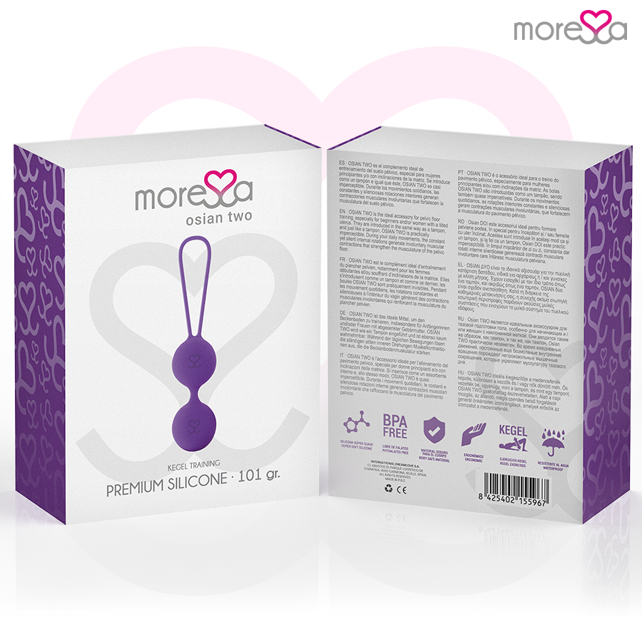 MORESSA - OSIAN DEUX SILICONE VIOLET PREMIUM