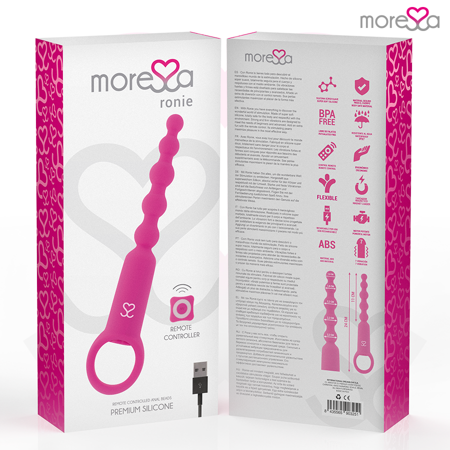 MORESSA - RONIE REMOTE CONTROL ANAAL PLEZIER ROZE