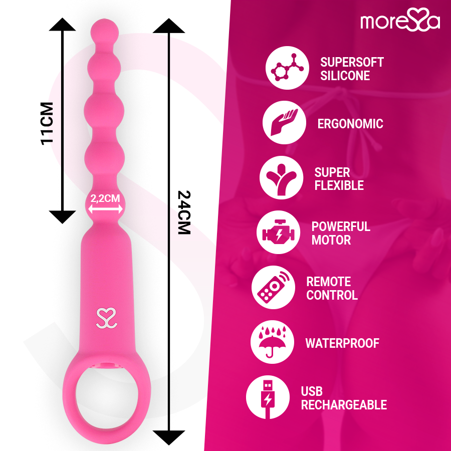 MORESSA - RONIE REMOTE CONTROL ANAAL PLEZIER ROZE