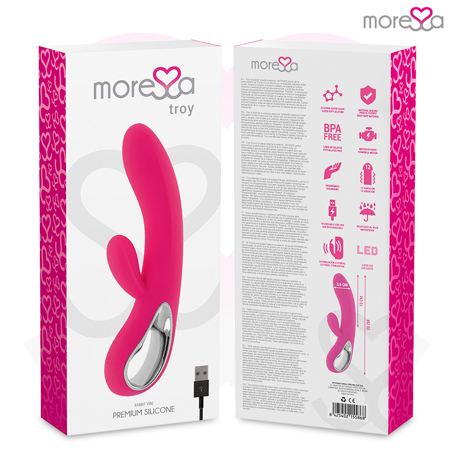 MORESSA - TROY PREMIUM SILICONE OPLAADBAAR