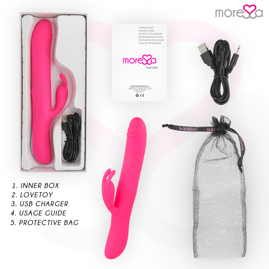 MORESSA - WARREN PREMIUM OPLAADBARE SILICONEN