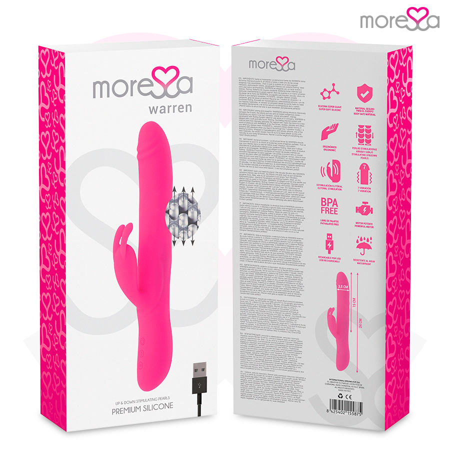 MORESSA - WARREN SILICONE RECHARGEABLE DE QUALITÉ SUPÉRIEURE