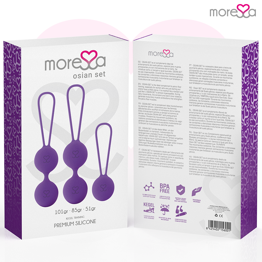 MORESSA - OSIAN SET PREMIUM SILICONE VIOLET