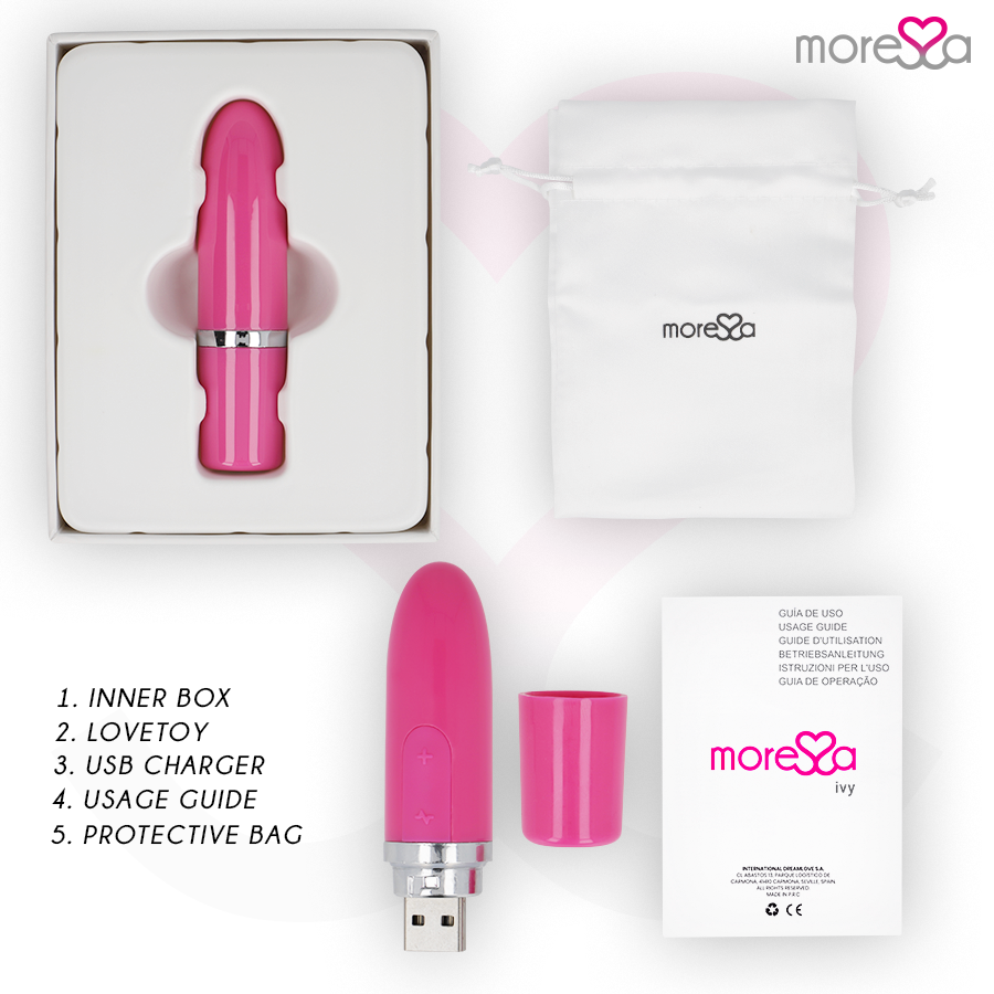 MORESSA - IVY VIBRATEUR STIMULATEUR DE VOYAGE ROSE