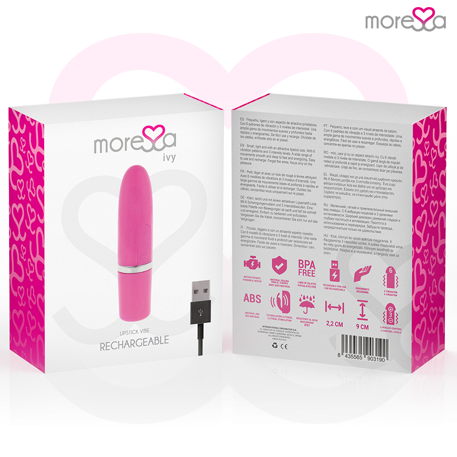 MORESSA - IVY VIBRATEUR STIMULATEUR DE VOYAGE ROSE