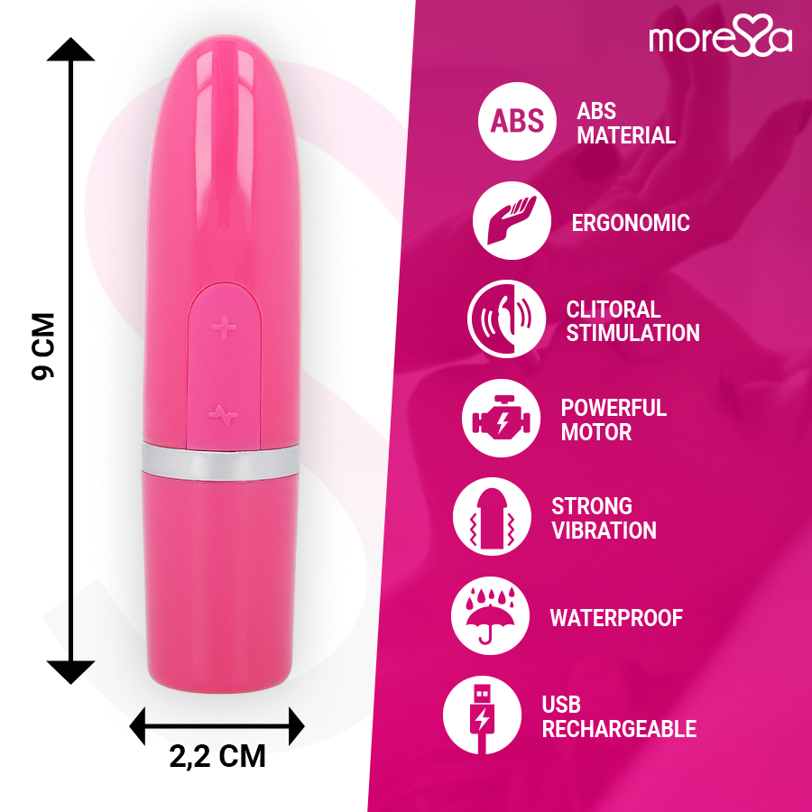 MORESSA - IVY VIBRATEUR STIMULATEUR DE VOYAGE ROSE
