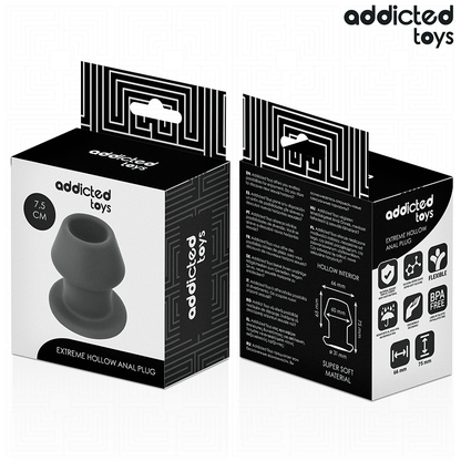 ADDICTED TOYS - EXTREM HOHL ANAL PLUG GRÖSSE S 7,5 CM