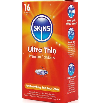 SKINS - ULTRADÜNNE PREMIUM-KONDOME PACKUNG 16