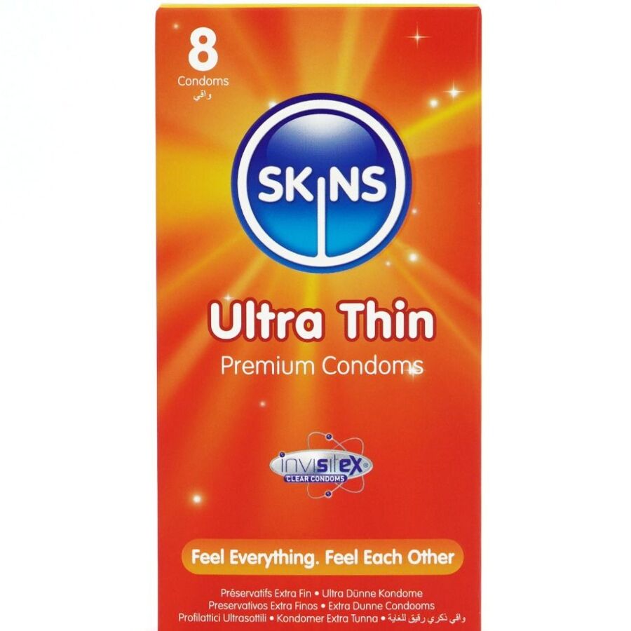 SKINS - ULTRA DÜNNE PREMIUM-KONDOME PACKUNG 8
