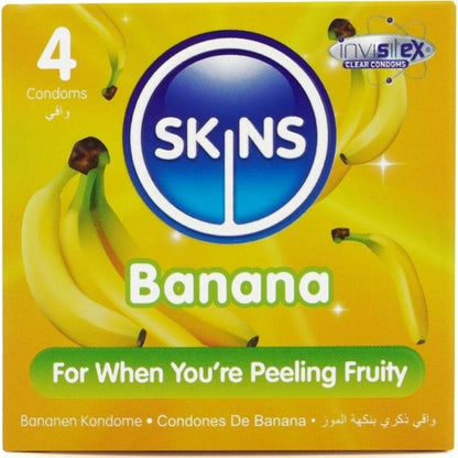 SKINS - BANANA PREMIUM KONDOME PACKUNG 4