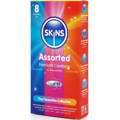 SKINS - SORTIERTE PREMIUM-KONDOME PACKUNG 8