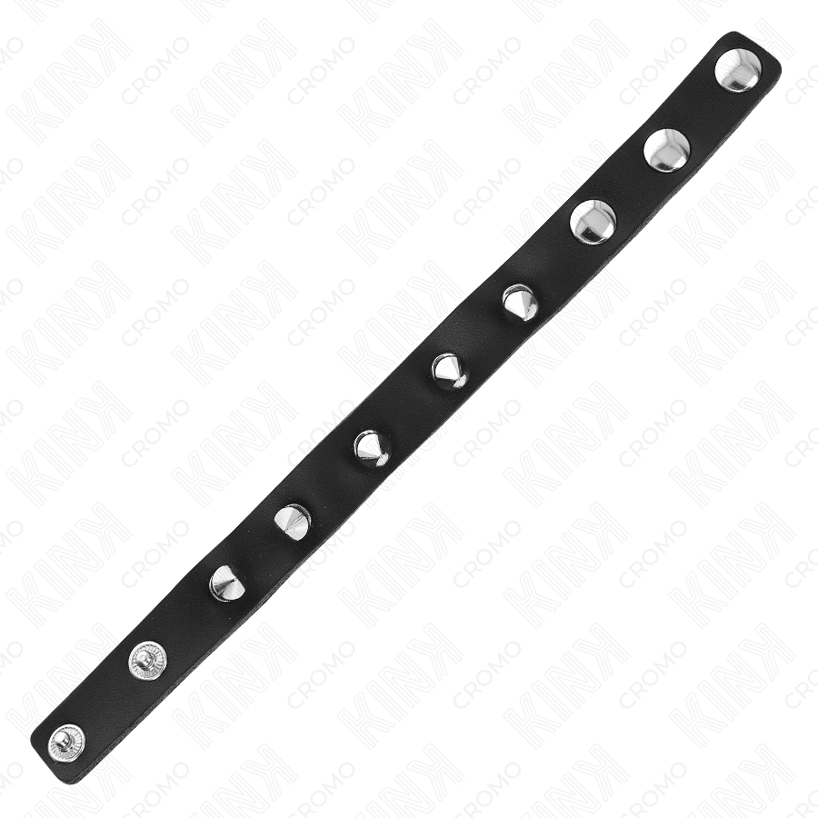 KINK - LEDEREN PENISRING MET SPIKES 21,5 X 1,6 CM