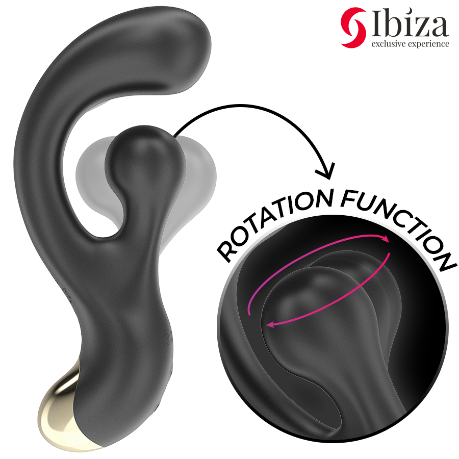 IBIZA - VIBRIERENDER & ROTIERENDER STIMULATOR