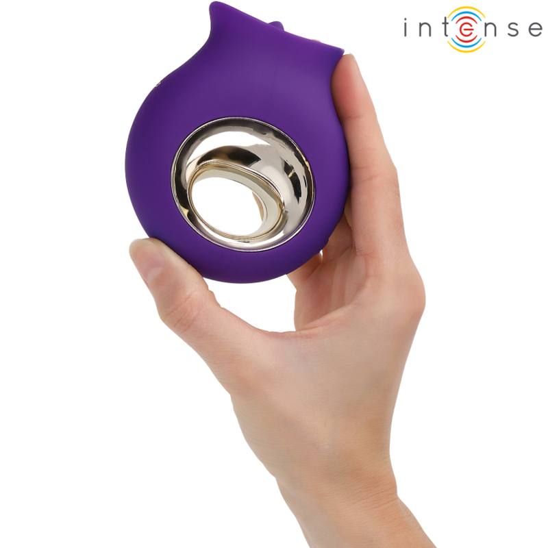 INTENSE - STIMULATEUR CLITORIS TULI 9 VIBRATIONS &amp; 9 OSCILLATIONS VIOLET