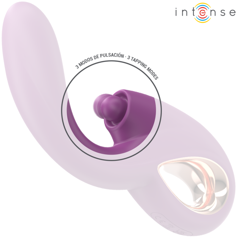 INTENSE - LALI VIBRATEUR POINT G MULTIFONCTIONNEL TAPING &amp; GORGE &amp; VIBRATION VIOLET