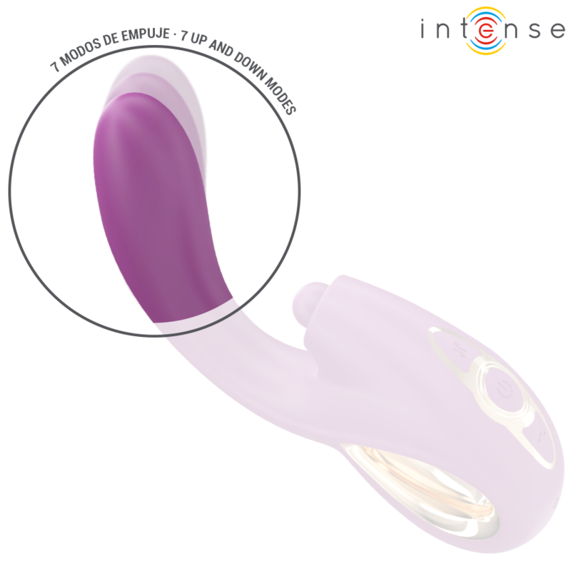 INTENSE - LALI VIBRATEUR POINT G MULTIFONCTIONNEL TAPING &amp; GORGE &amp; VIBRATION VIOLET