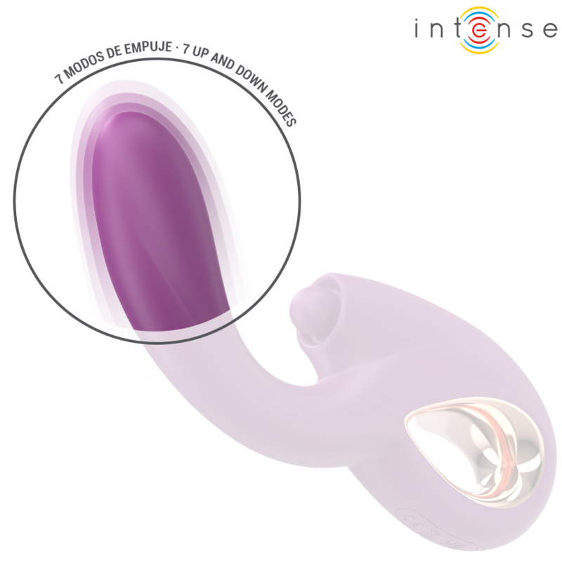 INTENSE - LALI VIBRATEUR POINT G MULTIFONCTIONNEL TAPING &amp; GORGE &amp; VIBRATION VIOLET