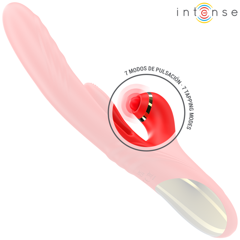 INTENSE - ROSALIA MULTIFUNCTIONELE VIBRATOR 3 IN 1 ROOD
