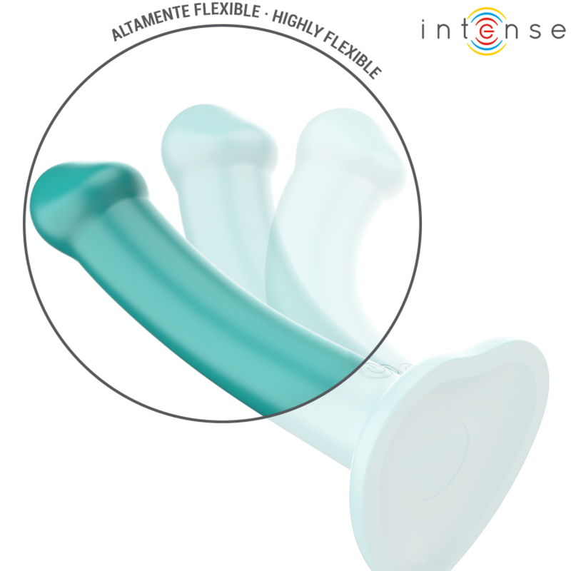 INTENSE - KATIE VIBRATOR MET ZUIGNAPPEN 10 VIBRATIES BLAUWE AFSTANDSBEDIENING