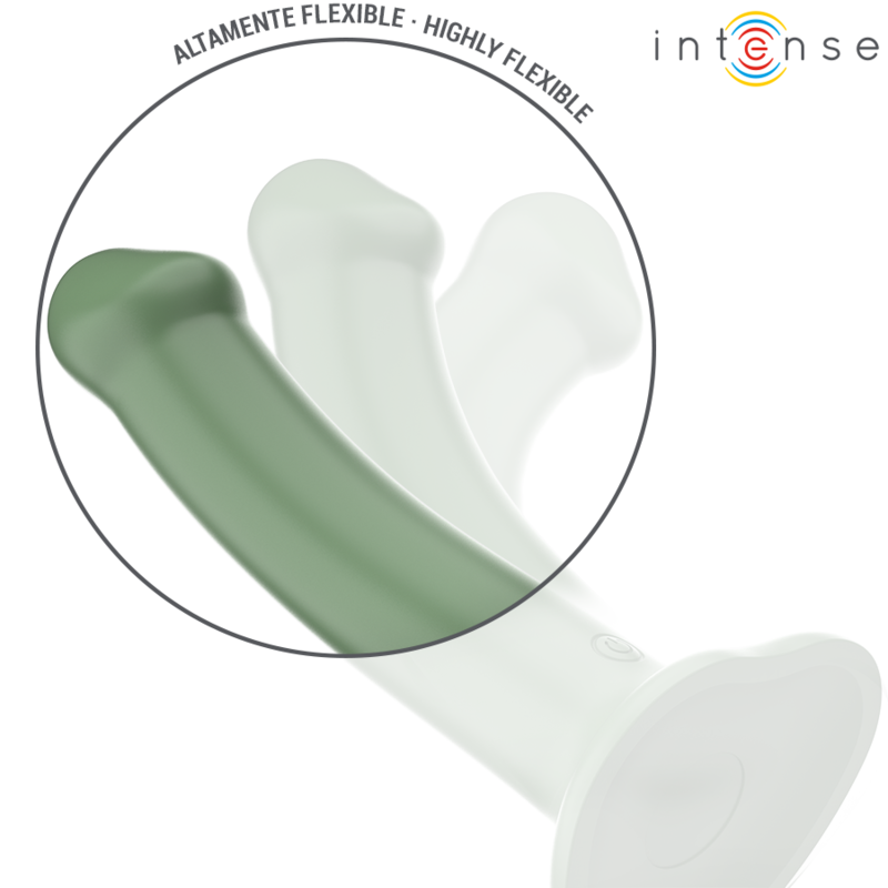 INTENSE - BECCA VIBRATEUR À VENTOUSE 10 VIBRATIONS TÉLÉCOMMANDE VERTE