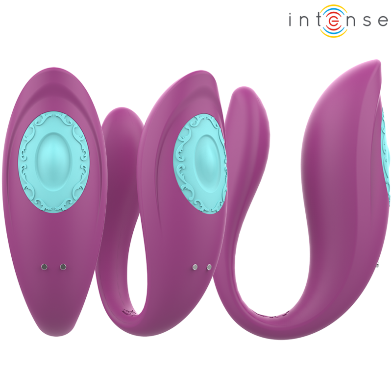 INTENSE - ANNIE U-VORMIGE VIBRATOR EN STIMULATOR PAARSE AFSTANDSBEDIENING