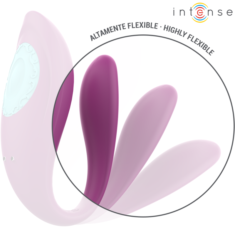 INTENSE - ANNIE U-VORMIGE VIBRATOR EN STIMULATOR PAARSE AFSTANDSBEDIENING