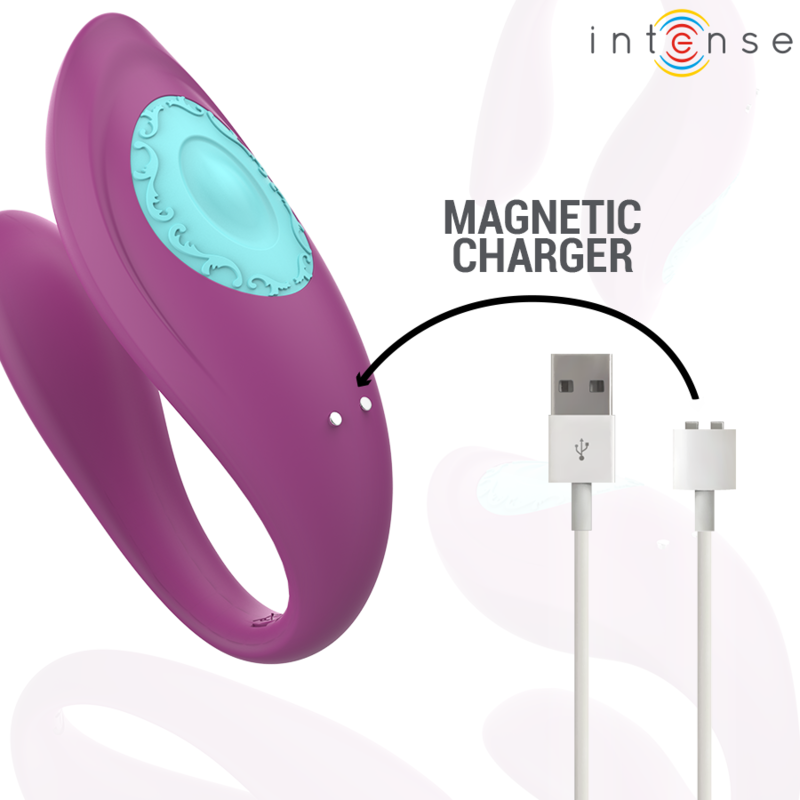 INTENSE - ANNIE U-VORMIGE VIBRATOR EN STIMULATOR PAARSE AFSTANDSBEDIENING