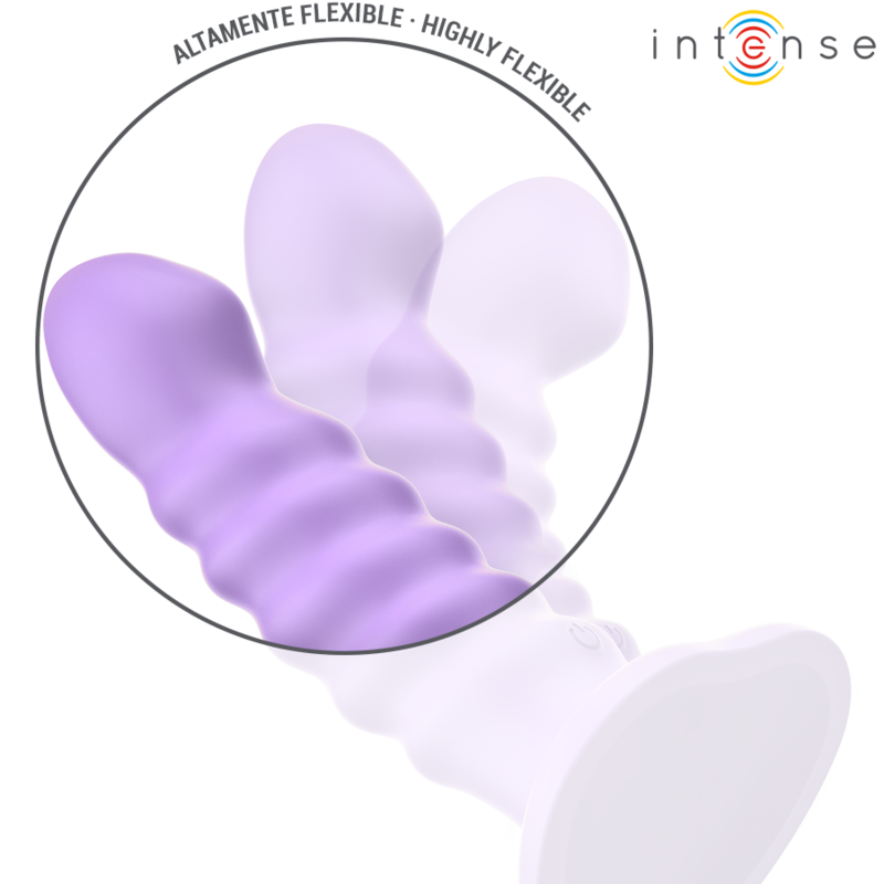 INTENSE - BRENDA VIBRATOR MAAT M SPIRAALONTWERP 10 VIBRATIES PAARSE AFSTANDSBEDIENING