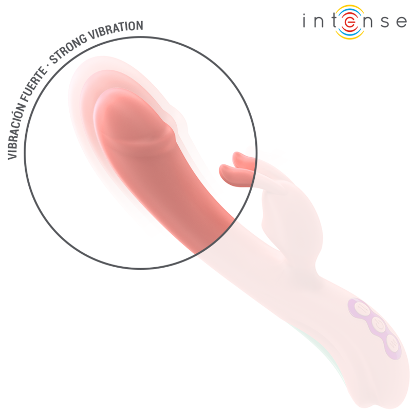 INTENSE - VIBRATEUR RACHEL RABBIT 5 VIBRATIONS ROSE