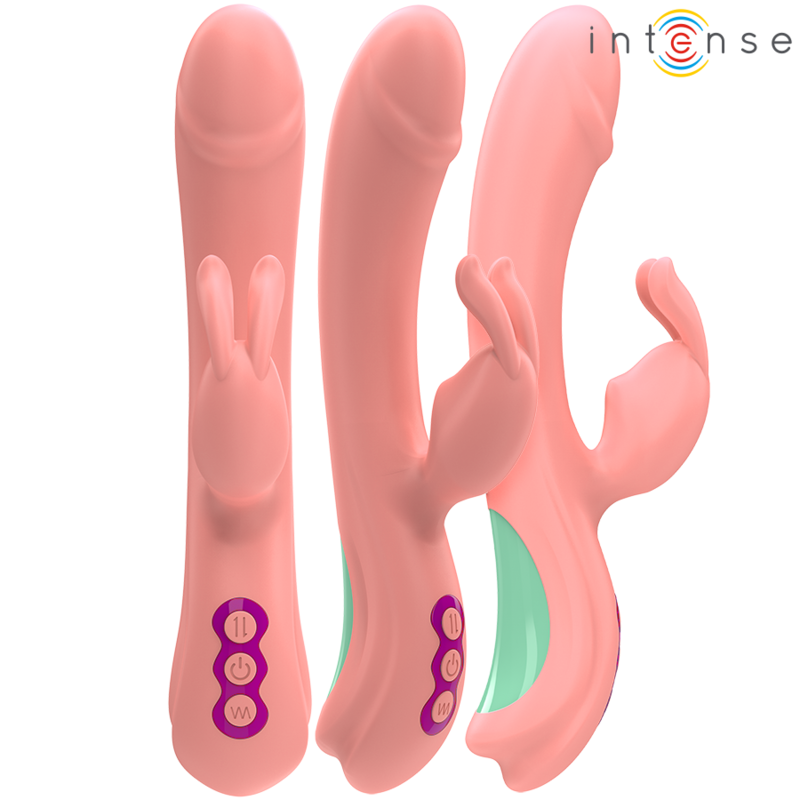 INTENSE - VIBRATEUR RACHEL RABBIT 5 VIBRATIONS ROSE