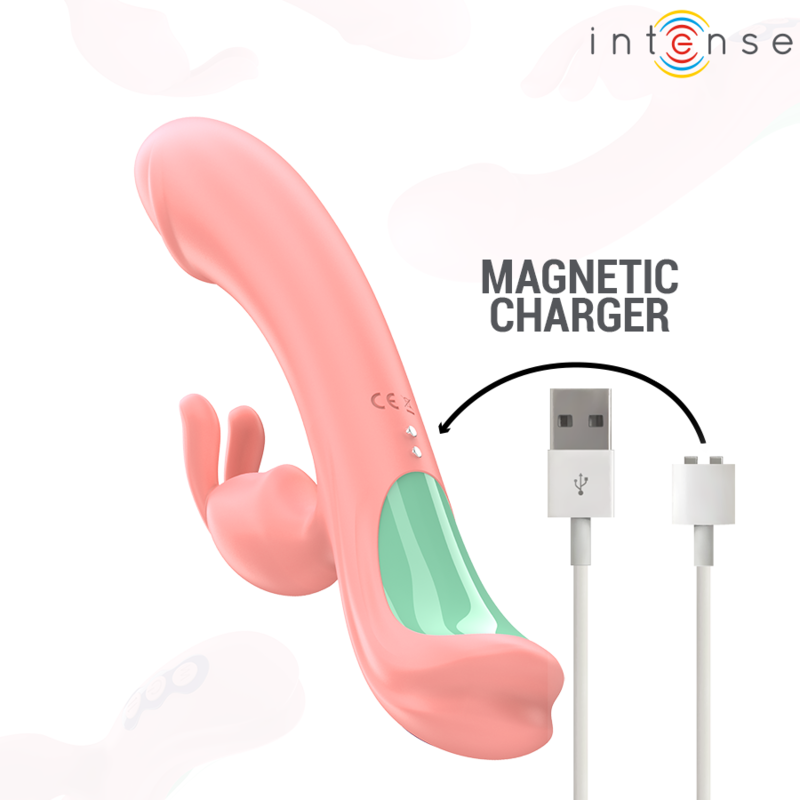 INTENSE - RACHEL RABBIT VIBRATOR 5 VIBRATIES ROZE