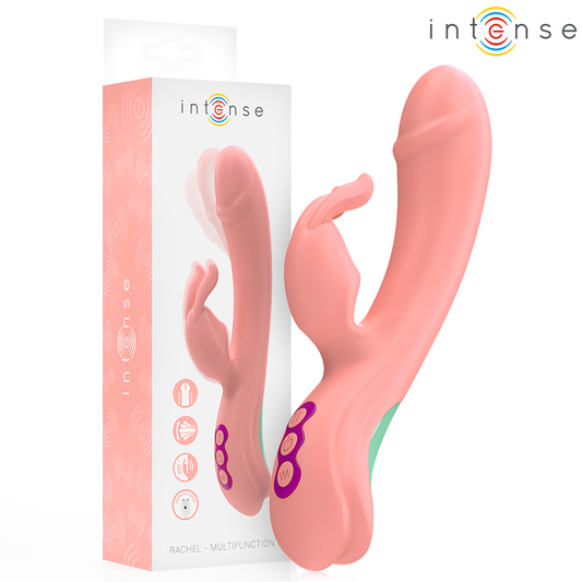 INTENSE - VIBRATEUR RACHEL RABBIT 5 VIBRATIONS ROSE