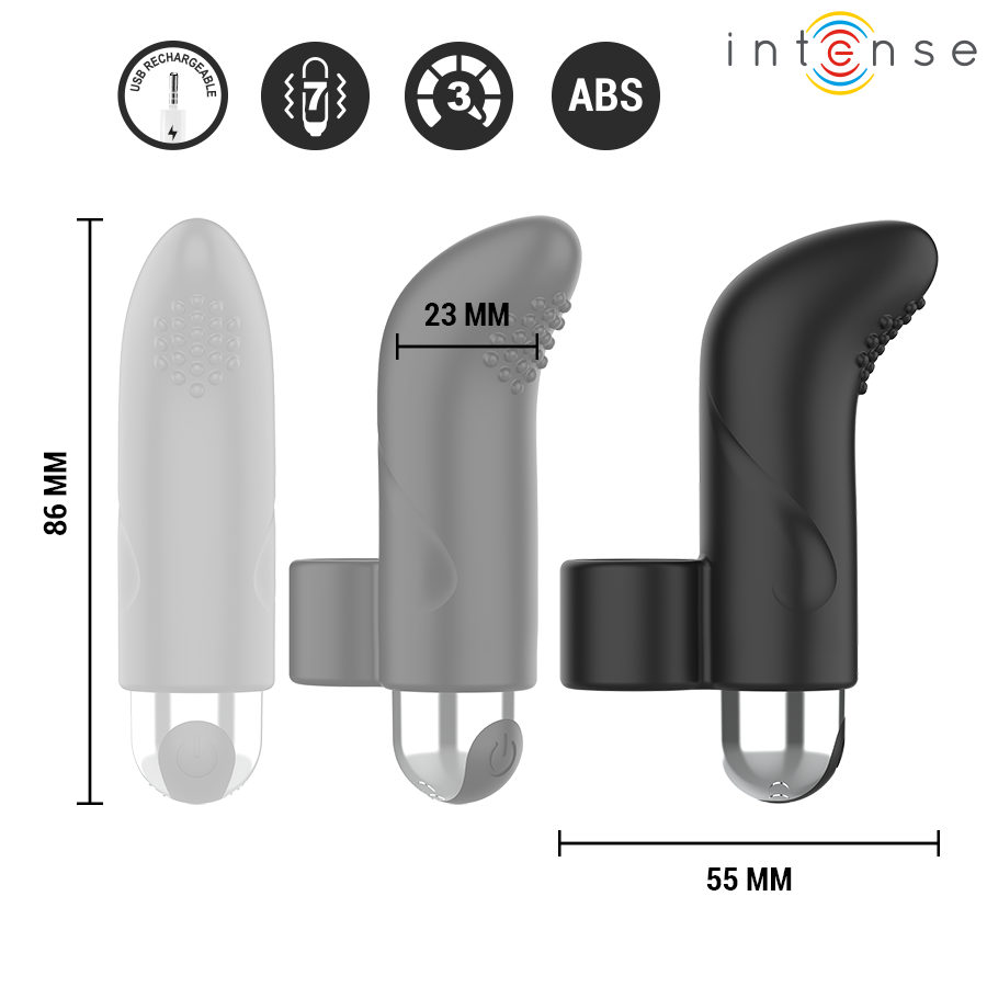 INTENSE - DAMIANO WIEDERAUFLADBARER FINGERSTIMULATOR