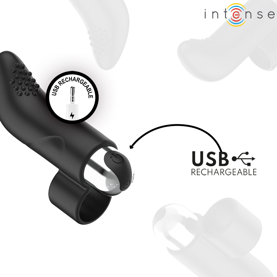 INTENSE - DAMIANO WIEDERAUFLADBARER FINGERSTIMULATOR