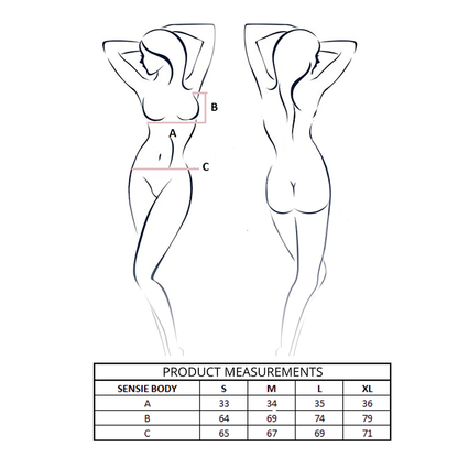 PASSION - SENSIE BODY BURGUND S/M